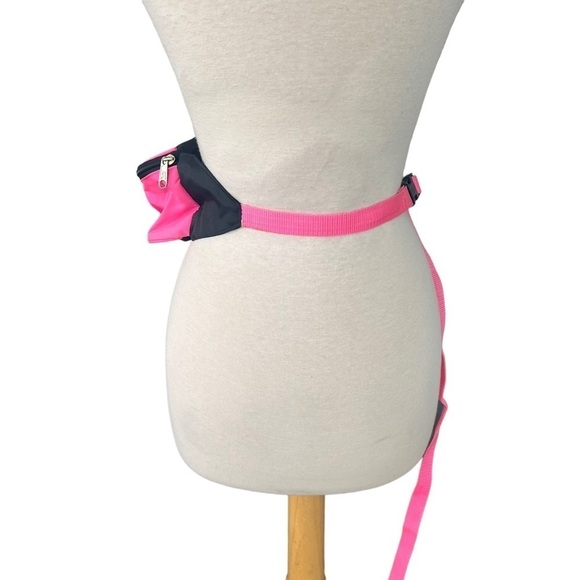 VTG 80s 90s Hip Pocket Old School Fanny Pack Neon Pink Academy Broadway Korea - Picture 6 of 13